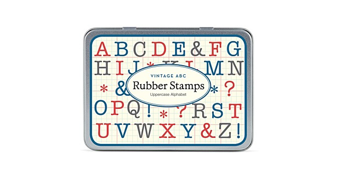 カバリーニ　スタンプセットミニ/アルファベット大文字